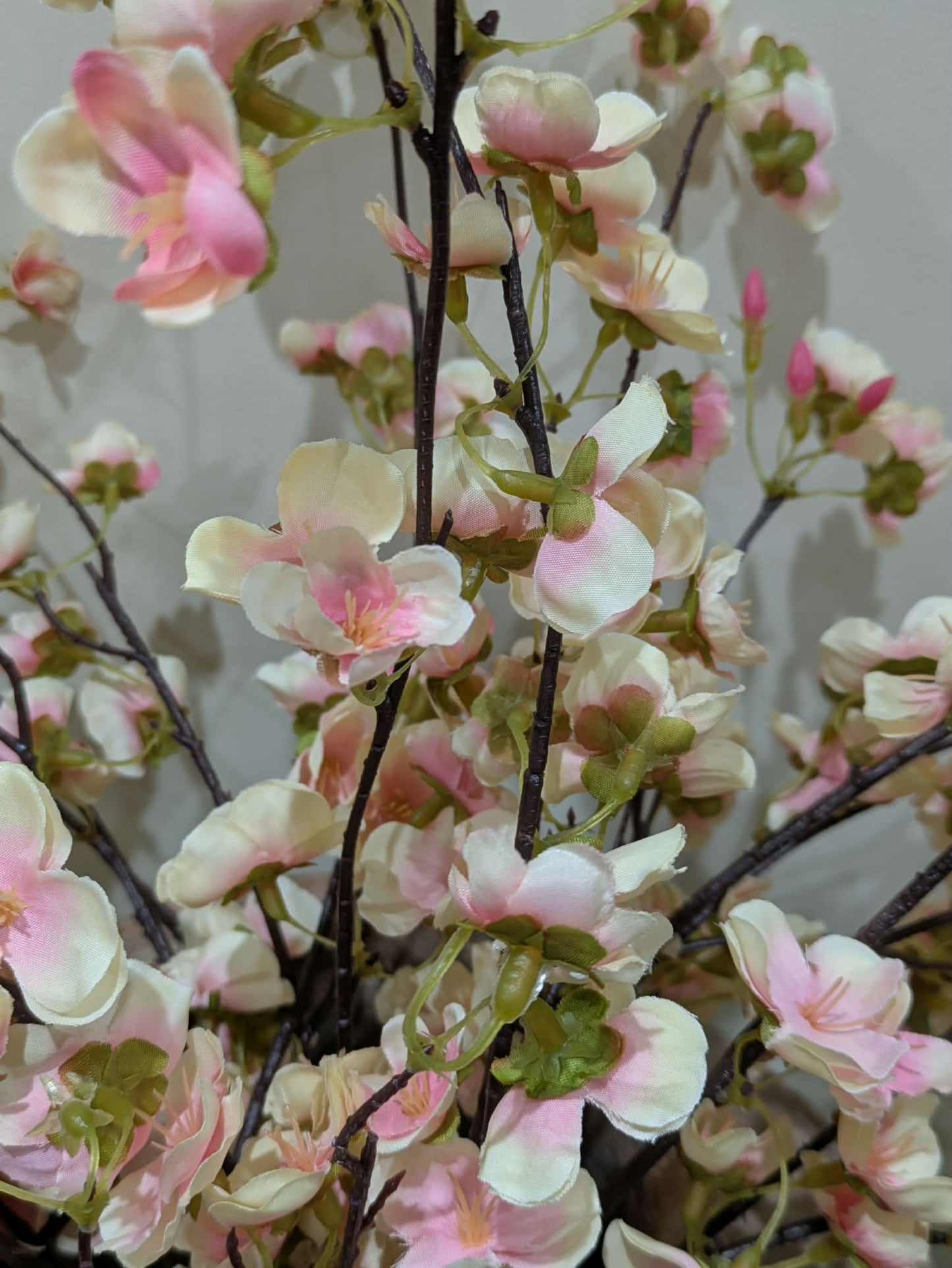 Faux Cherry Blossom Spray