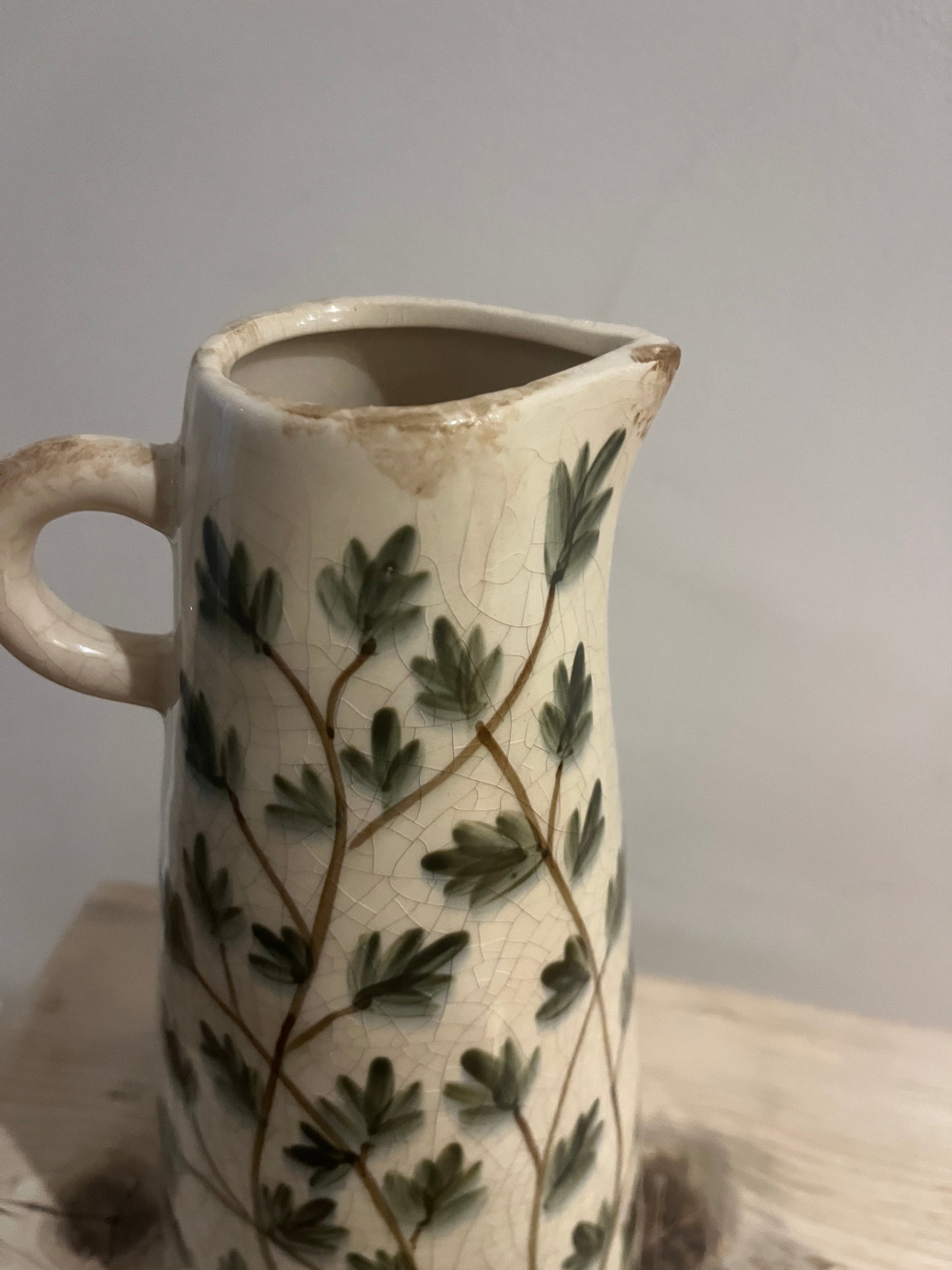 Ceramic Leaf Jug