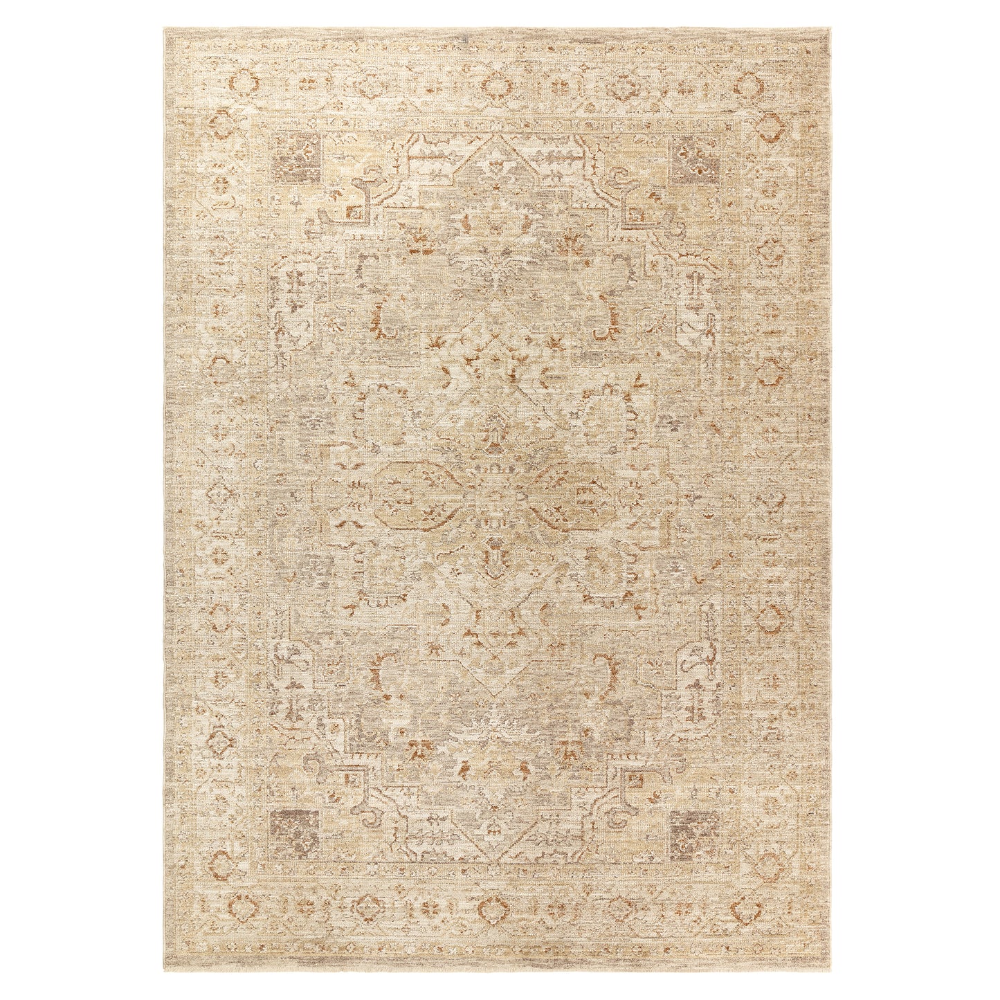 ANYA Vintage Inspired Persian Rug - Beige