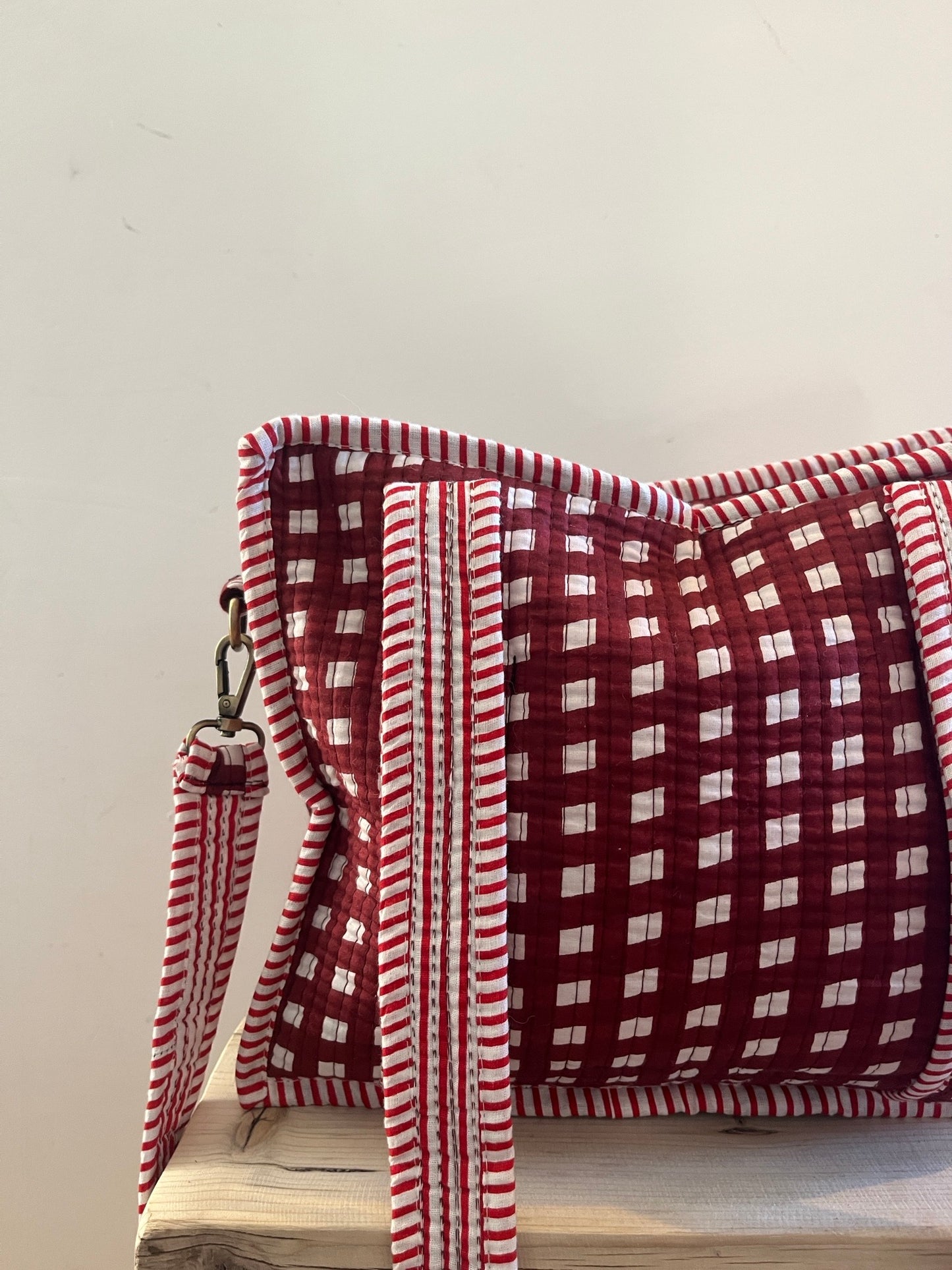 MULBERRY CHECK Cross Body Tote Bag