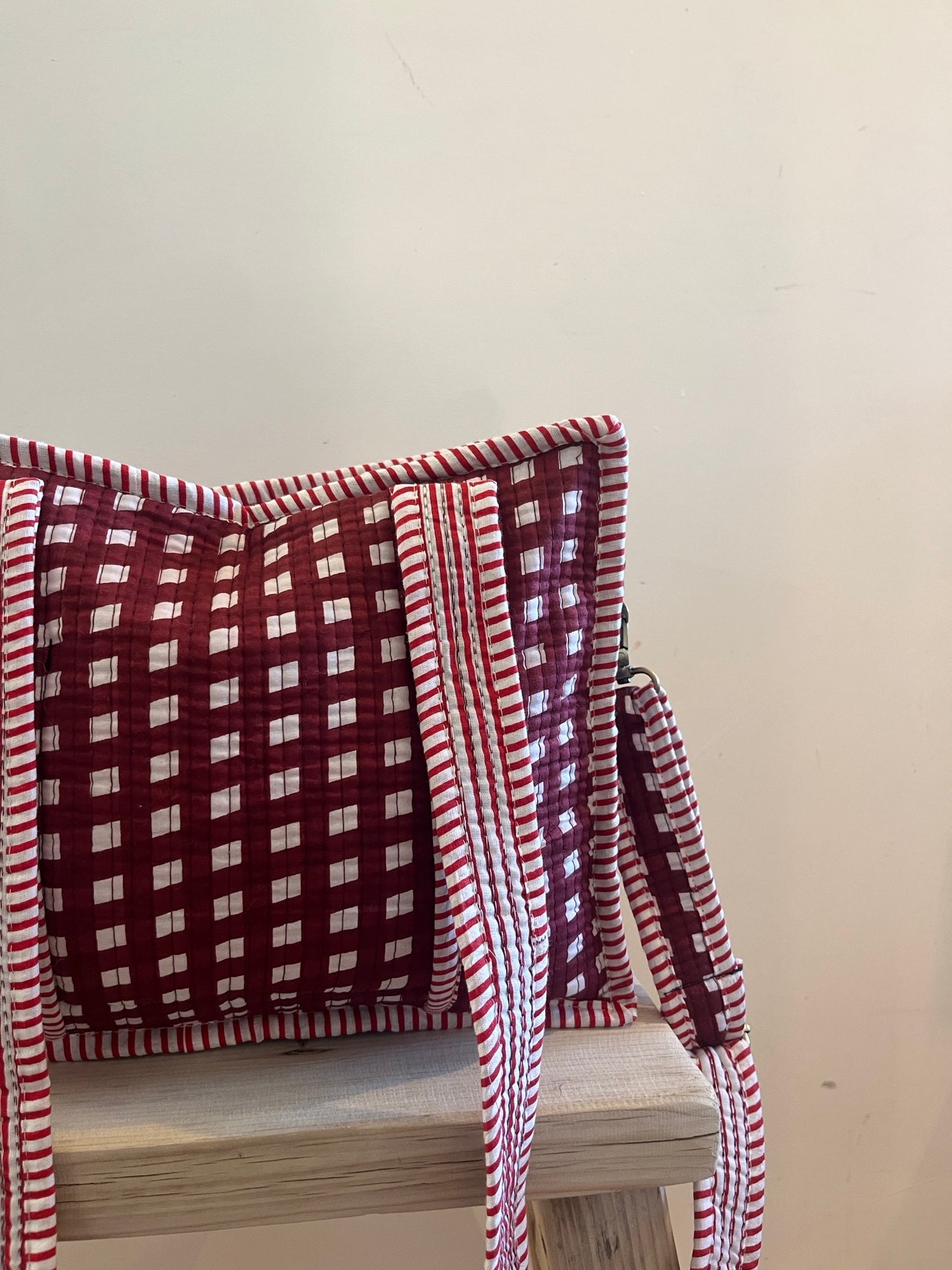 MULBERRY CHECK Cross Body Tote Bag