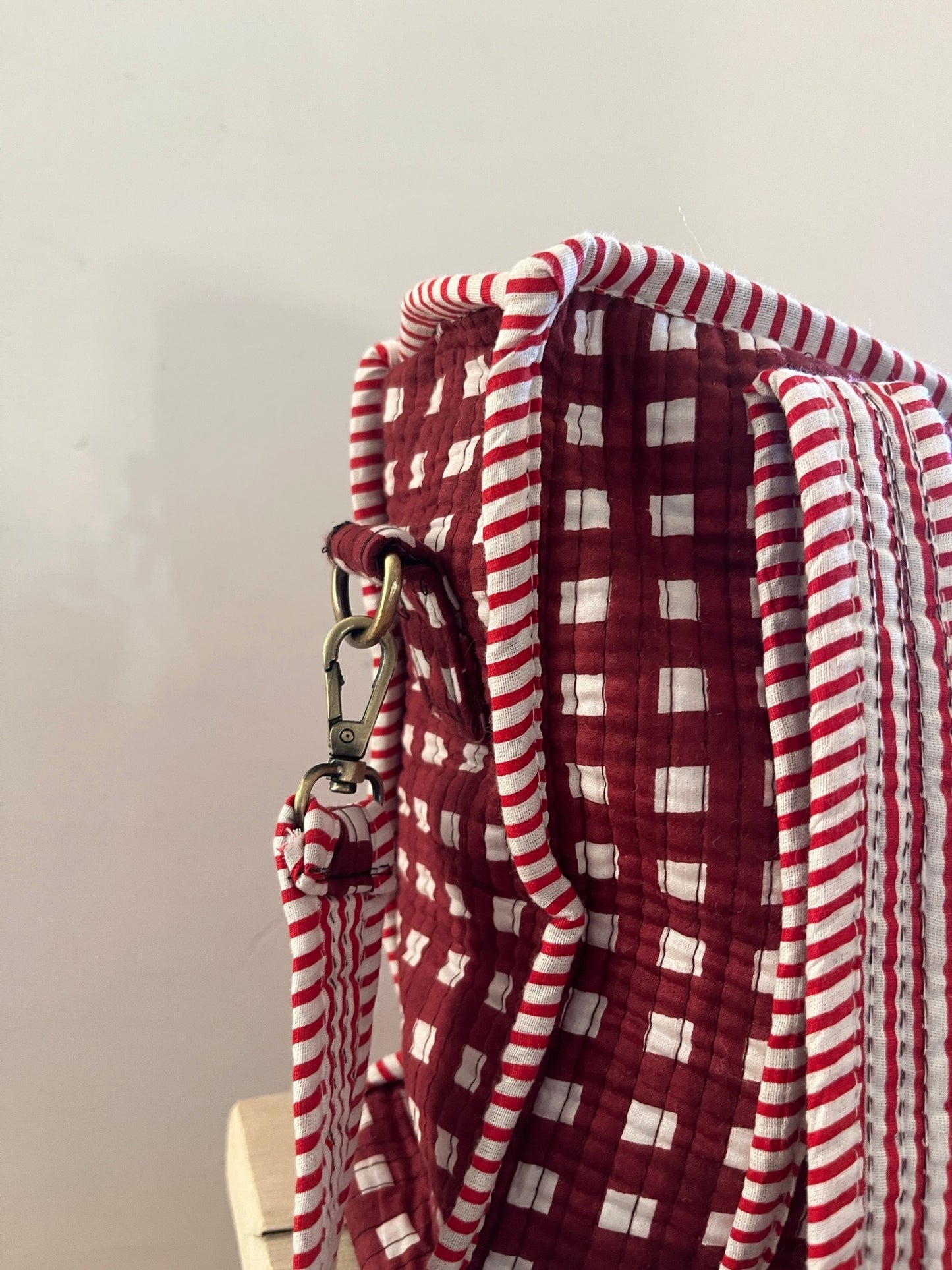 MULBERRY CHECK Cross Body Tote Bag