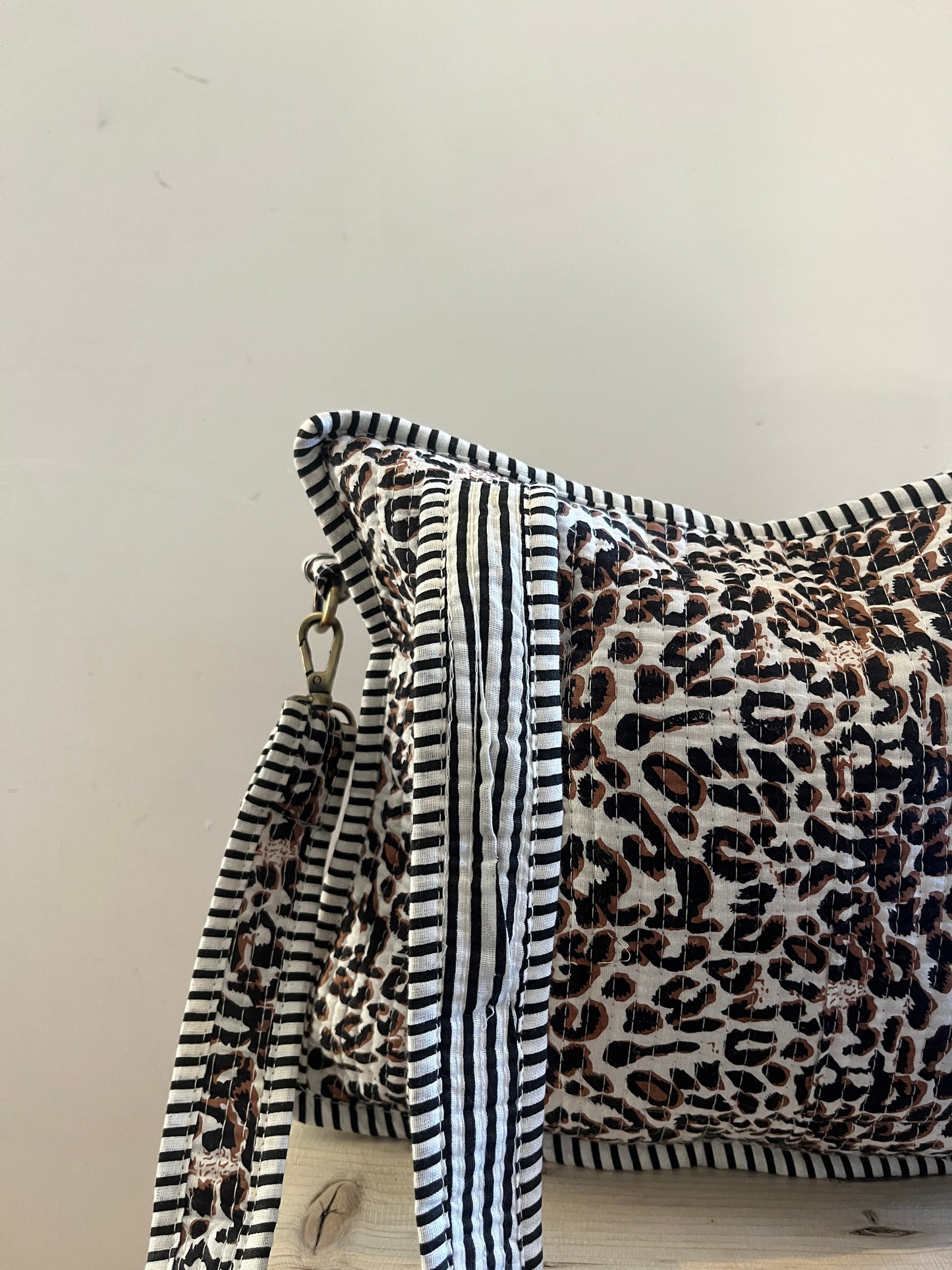 LEOPARD Print Cross Body Tote Bag
