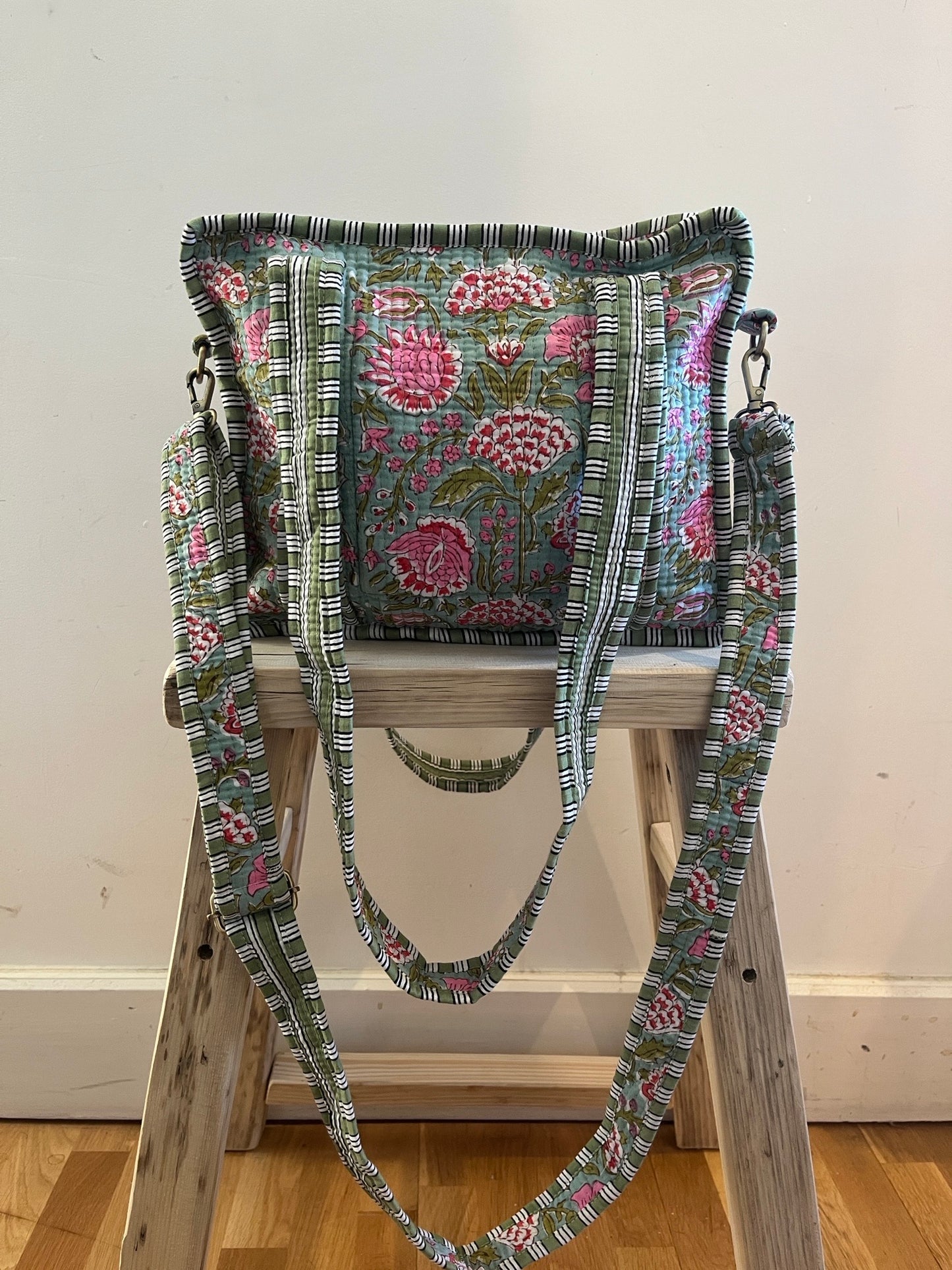 AMANI Cross Body Tote Bag - Pink