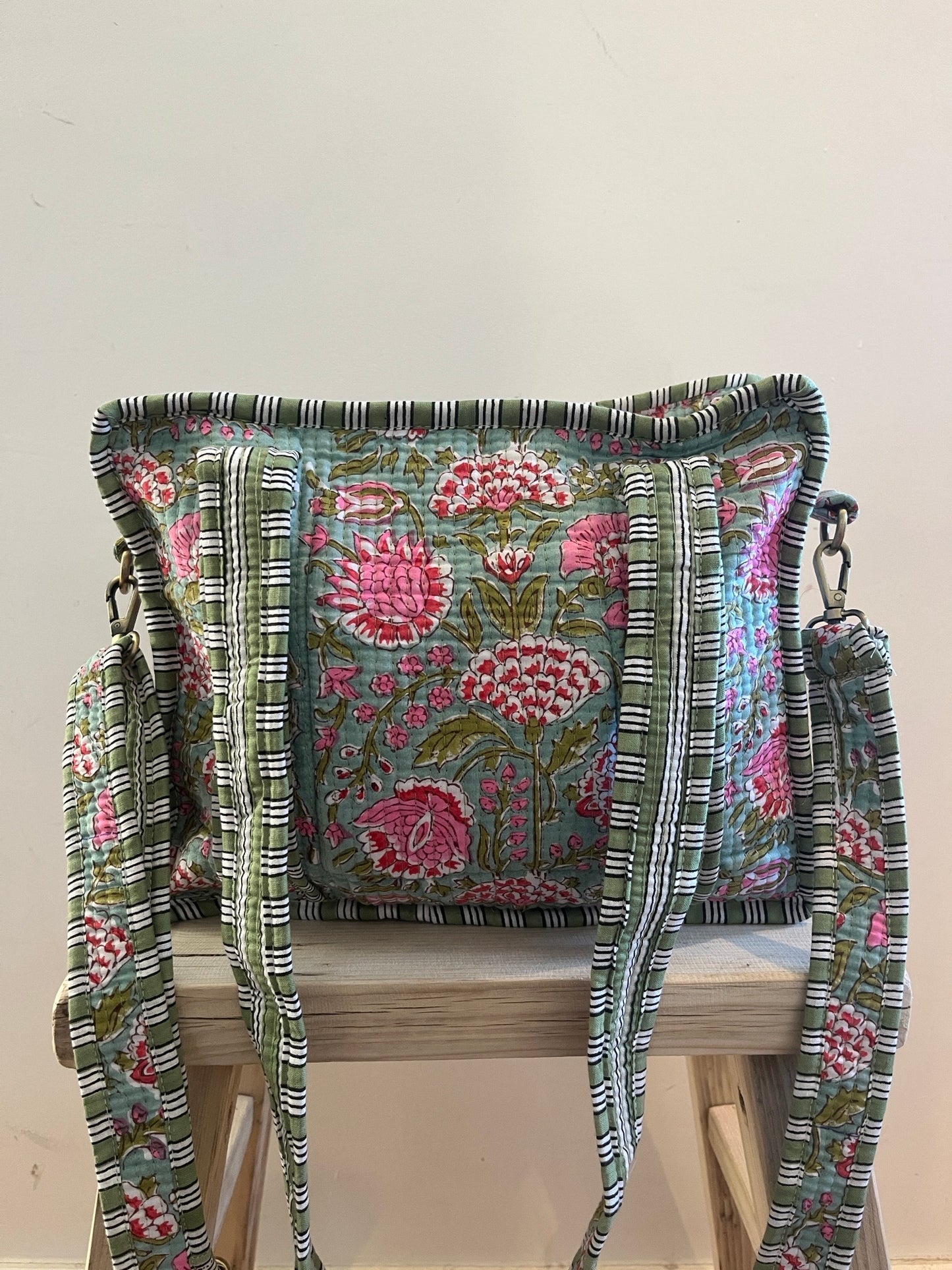 AMANI Cross Body Tote Bag - Pink