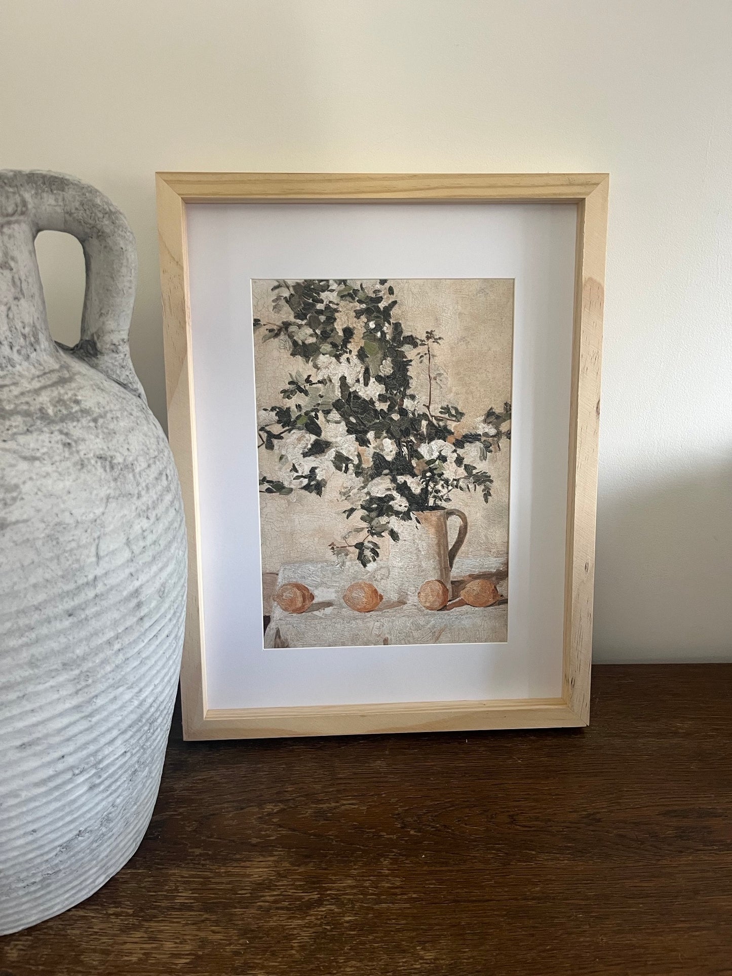 Still Life of Lemons Art Print (A4 or A3)
