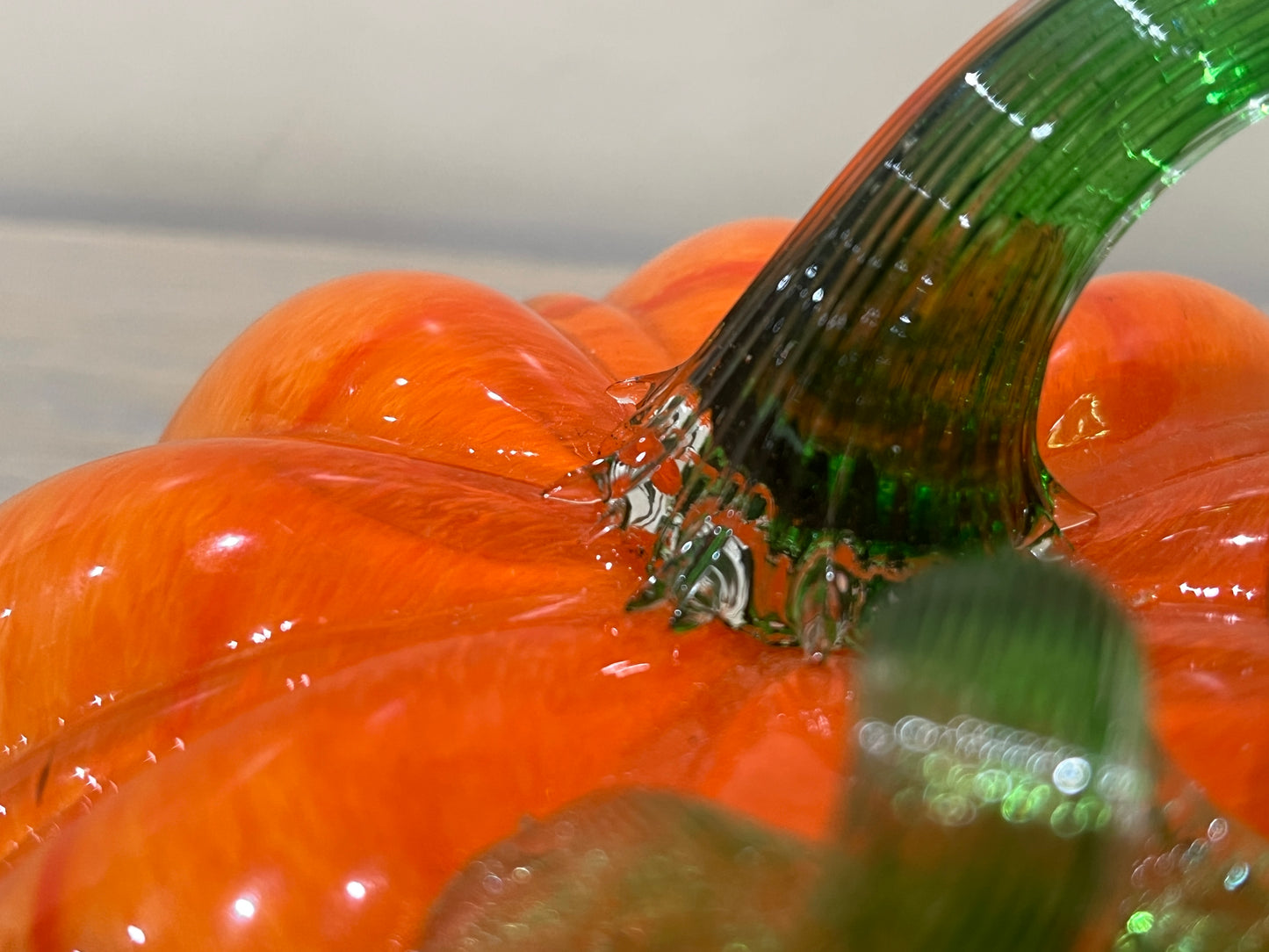Handmade Glass Pumpkin