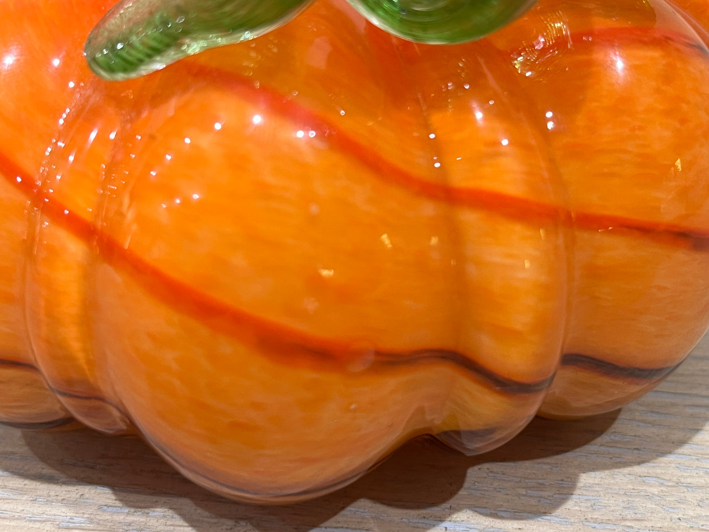 Handmade Glass Pumpkin