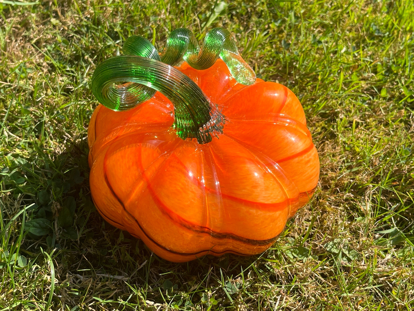 Handmade Glass Pumpkin