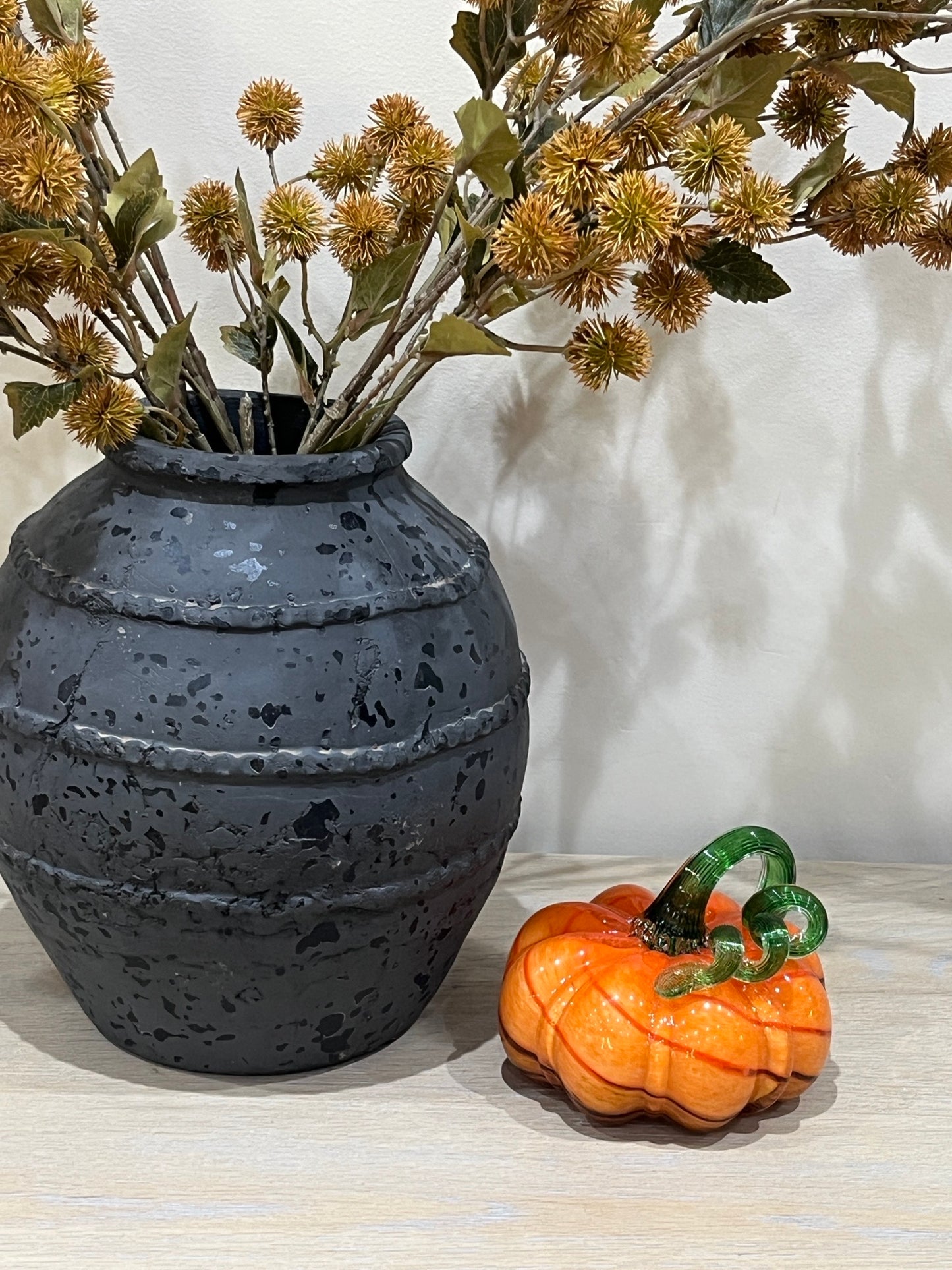 Handmade Glass Pumpkin