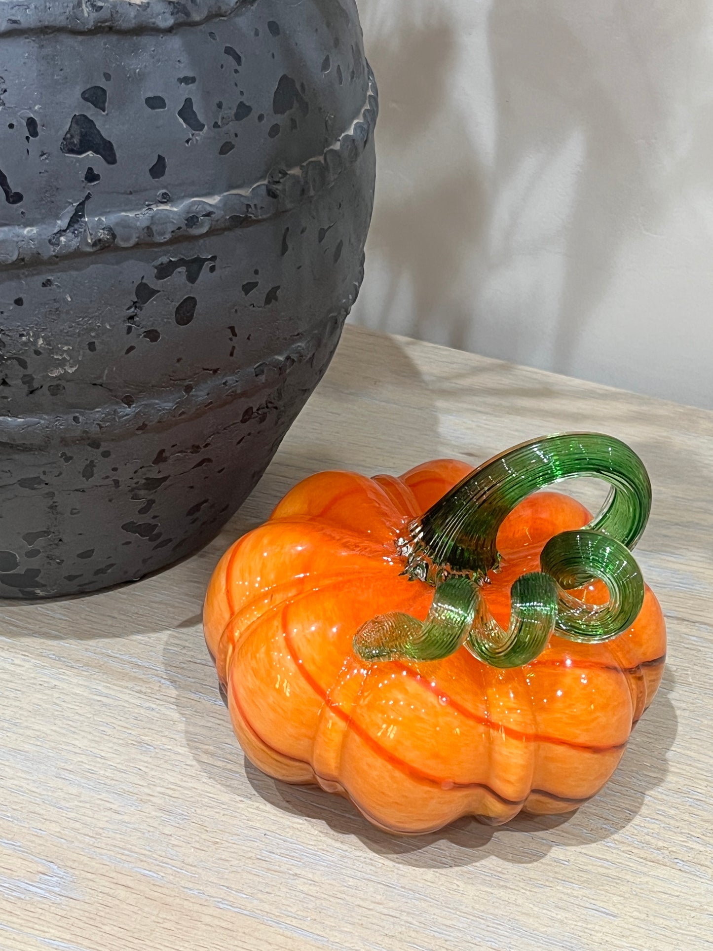Handmade Glass Pumpkin