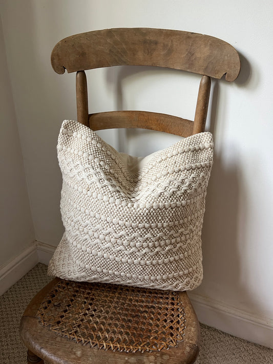 AHANA Woven Cushion - Jute/ Cotton