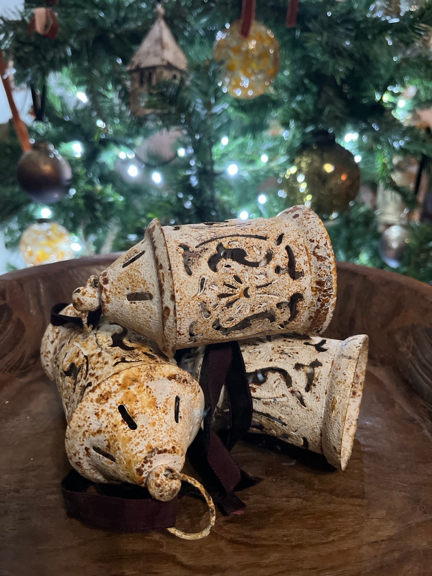 Rustic Iron Bird Cage Bauble