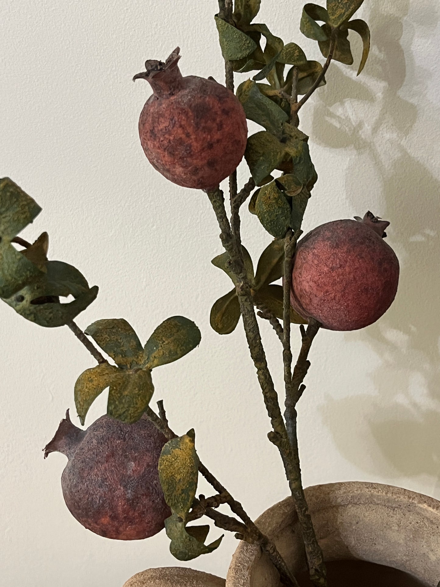 Faux Pomegranate Stem
