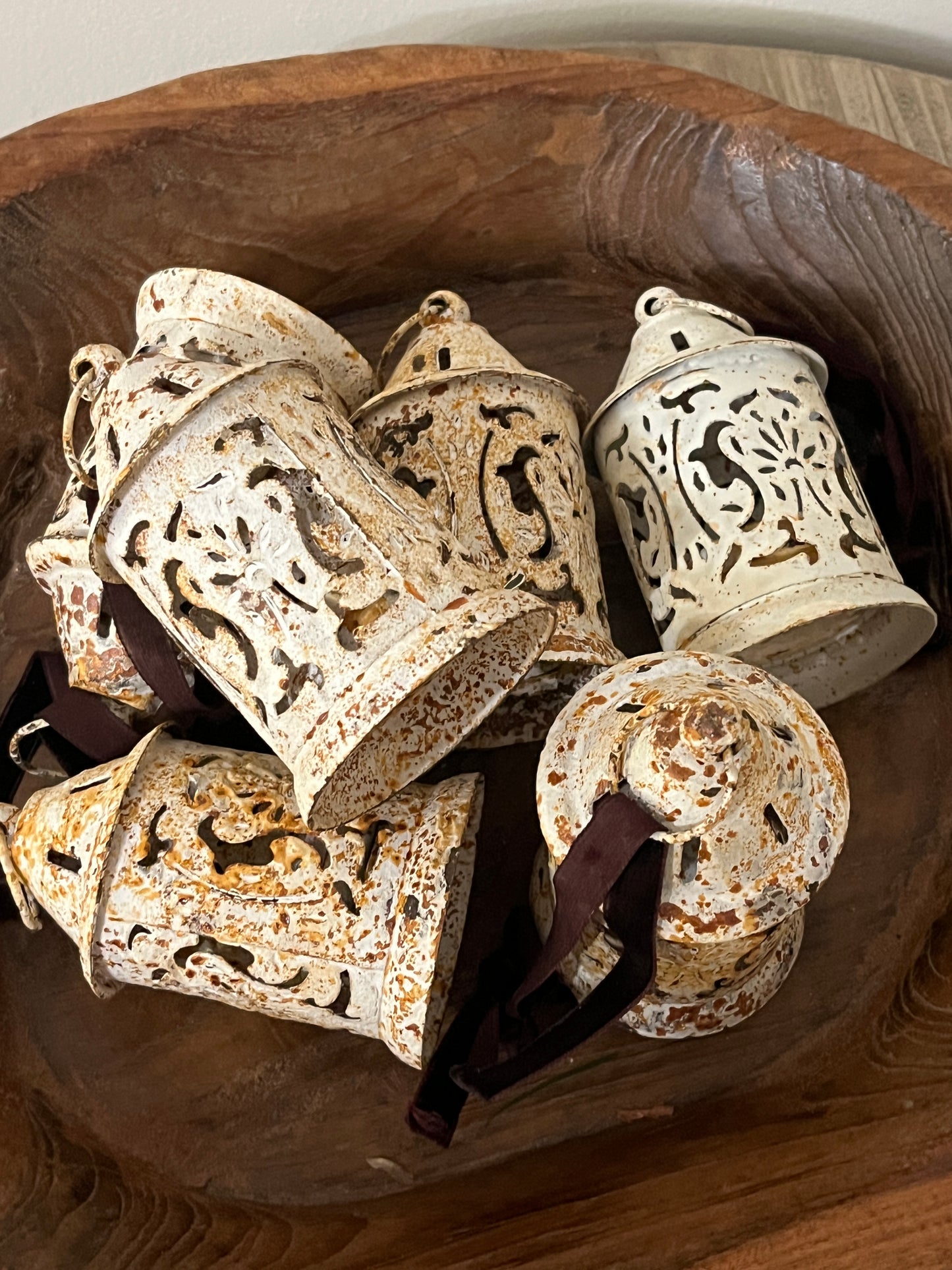 Rustic Iron Bird Cage Bauble