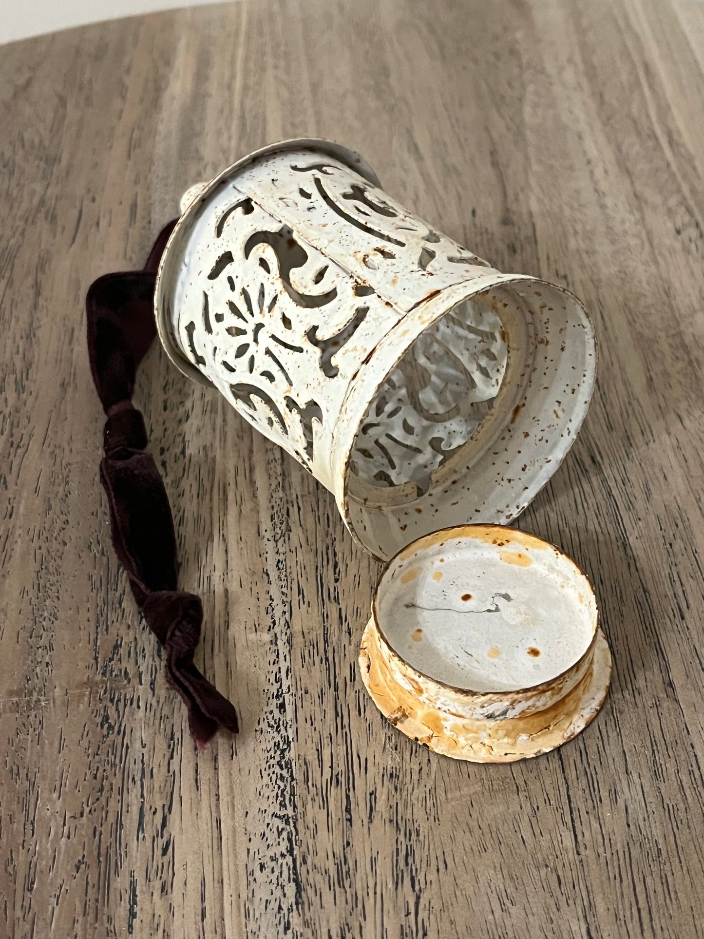 Rustic Iron Bird Cage Bauble