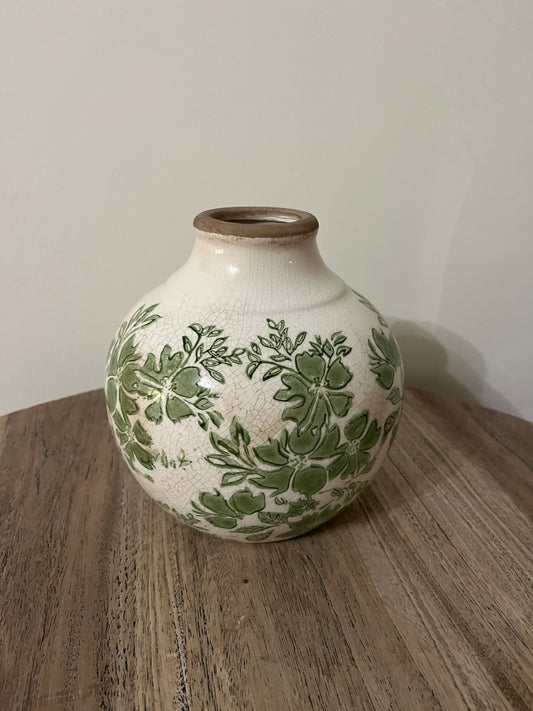 Flower Ceramic Vase - Small