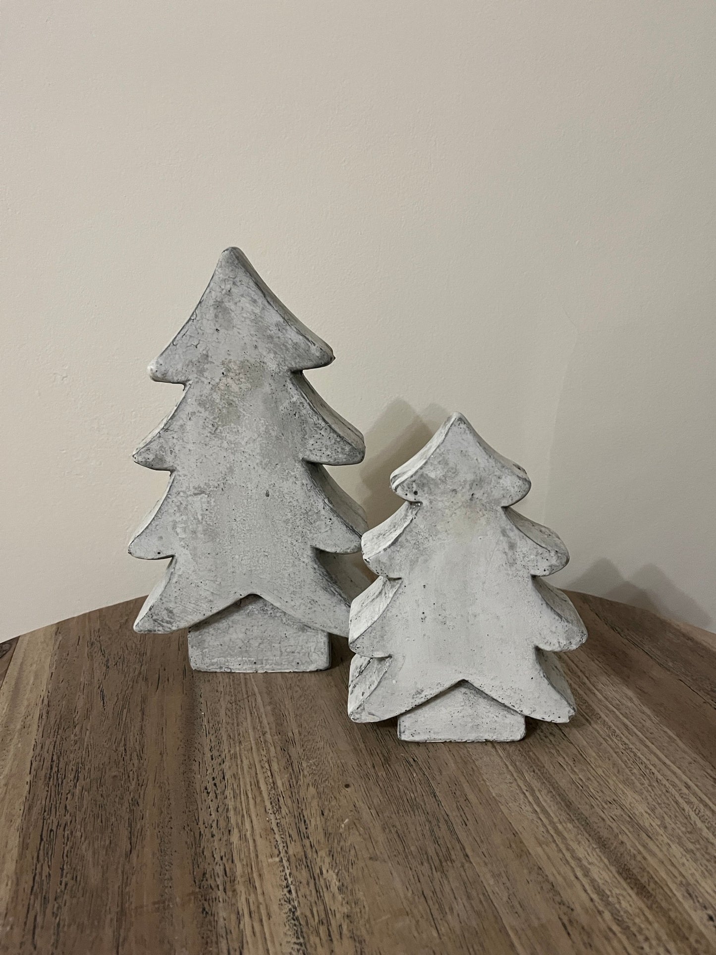 Whitewash Rustic Ceramic Christmas Tree