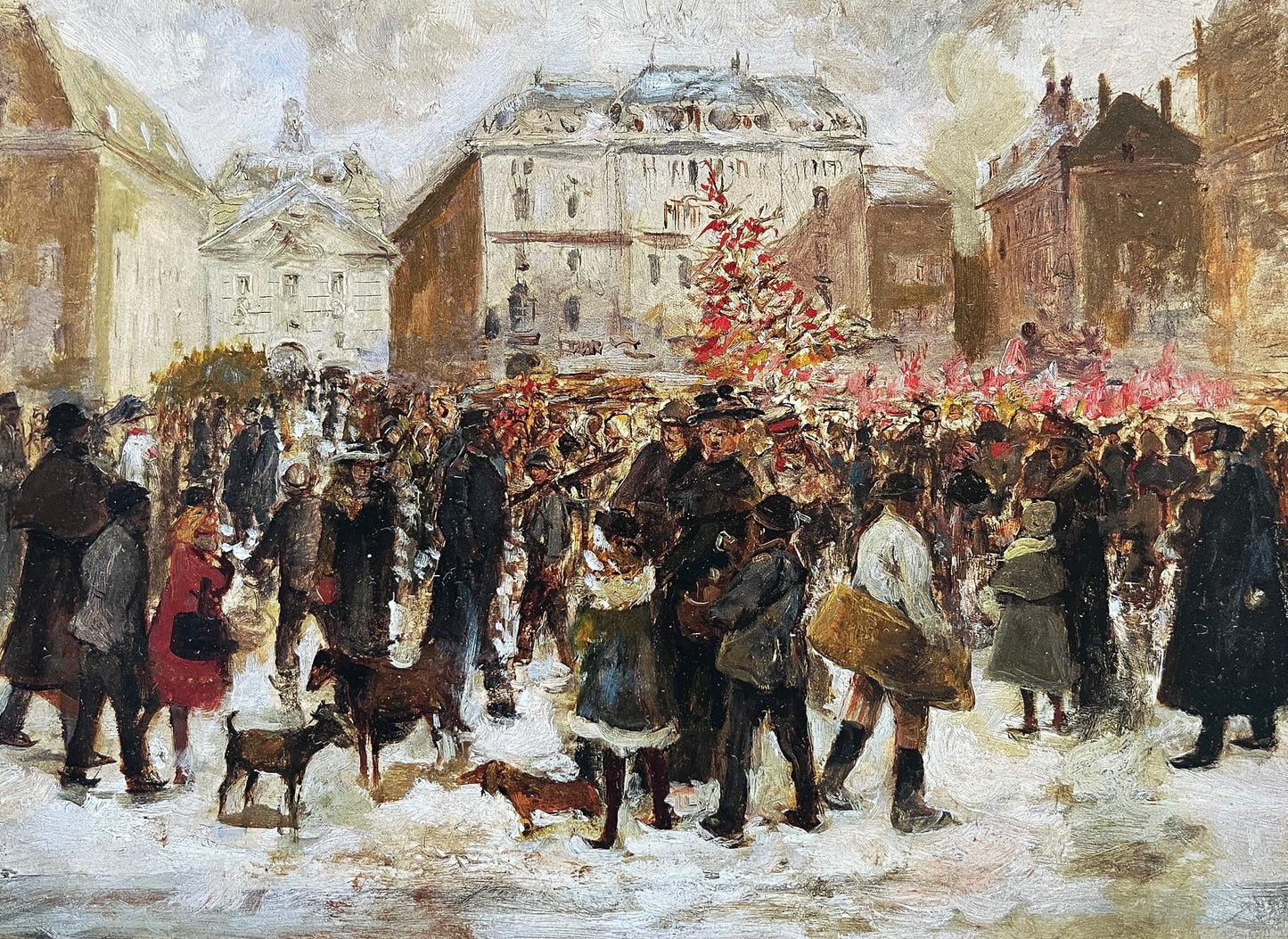 Christmas Market Art Print (A4 & A3)
