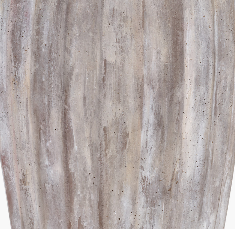 AMBROSIA Natural Grooved Stoneware Table Lamp