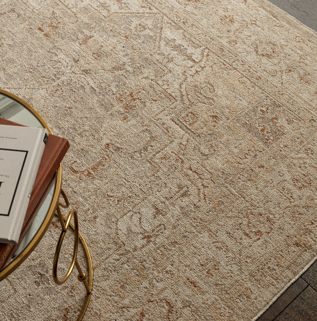 ANYA Vintage Inspired Persian Rug - Beige