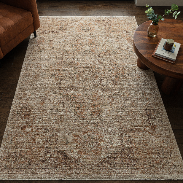 ANYA Vintage Inspired Persian Rug - Copper