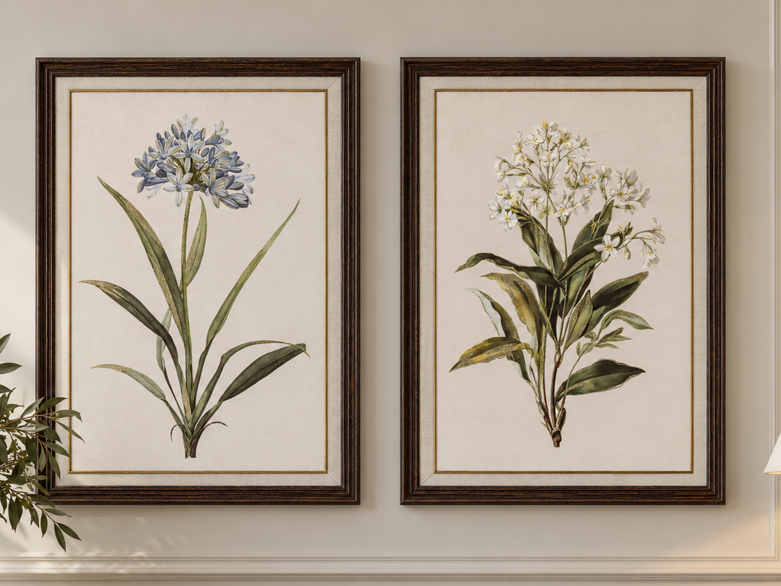 Wildflowers on Linen