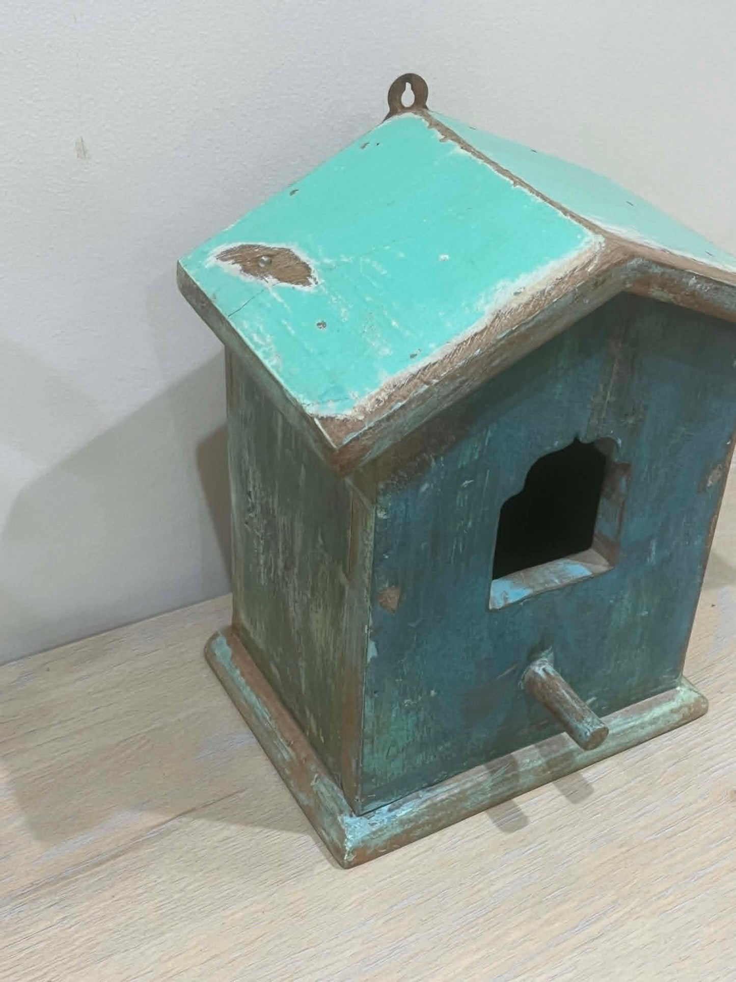 Rustic Handmade Wooden Bird House (C)
