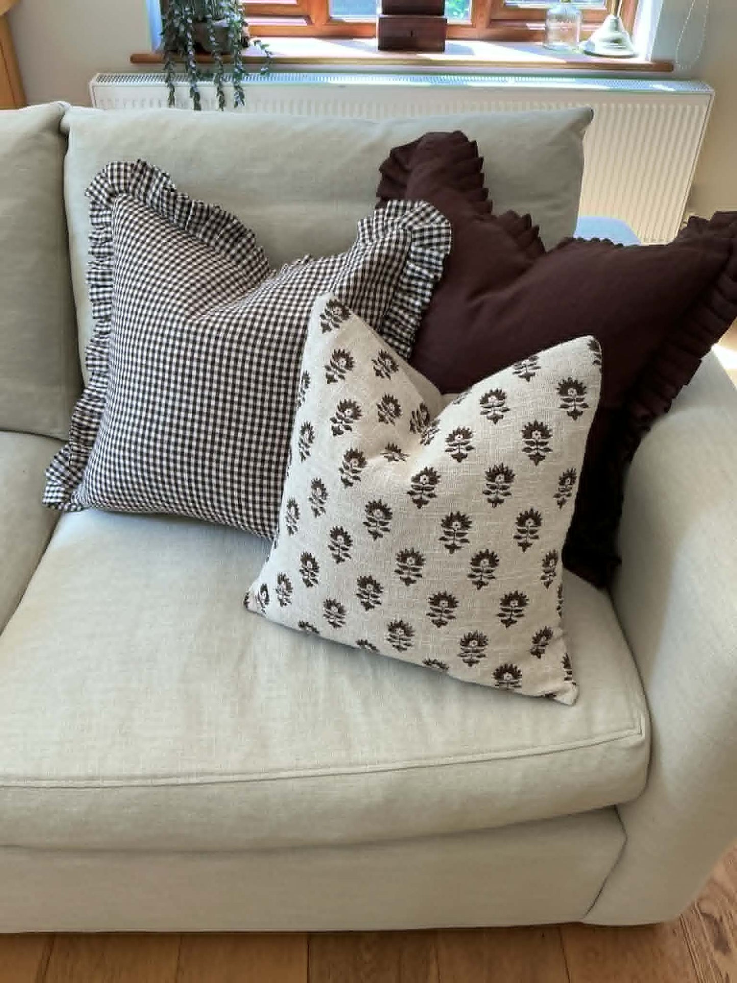 Lara Hand Block Printed Cushion Cover