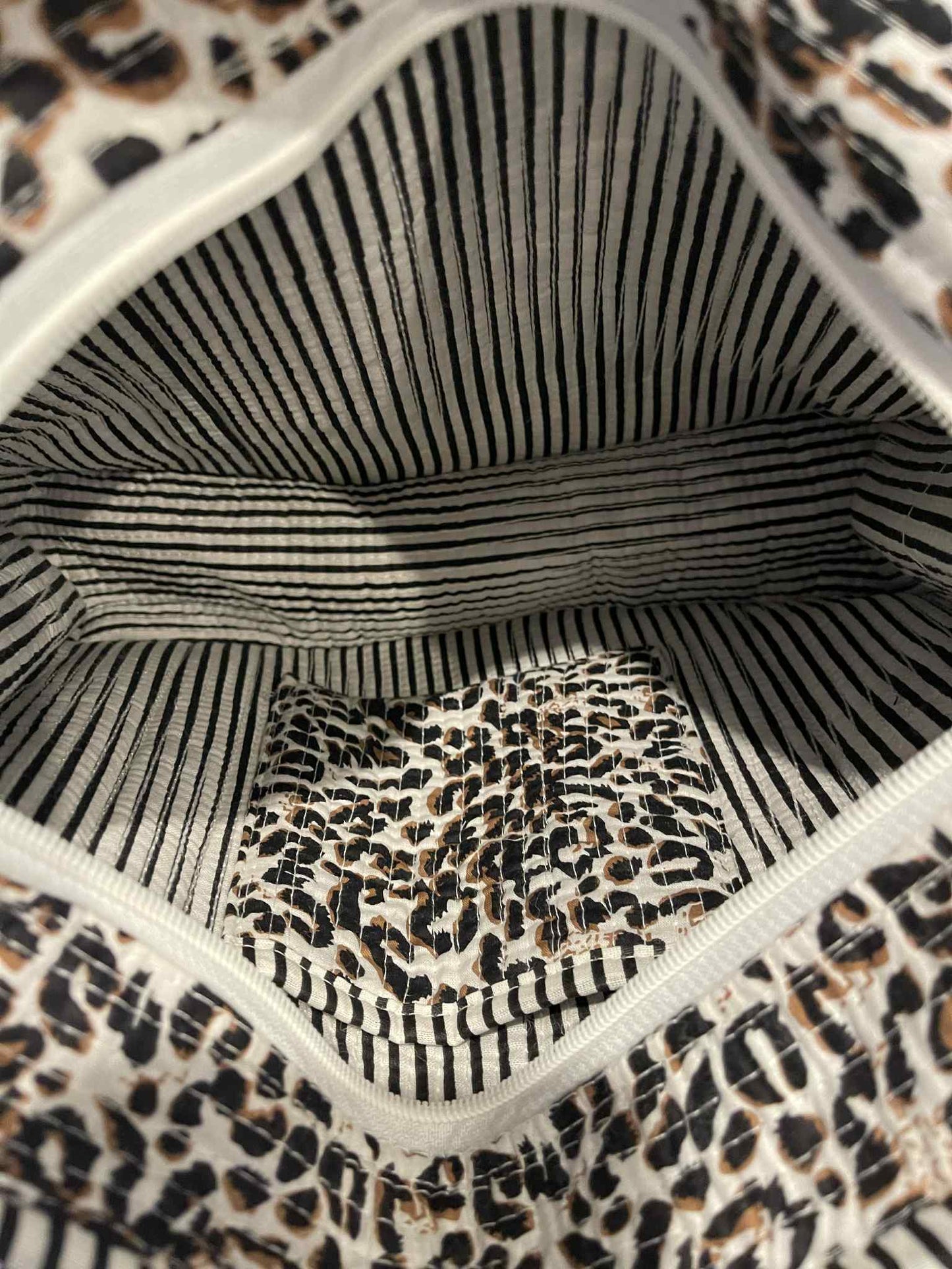 LEOPARD Print Cross Body Tote Bag