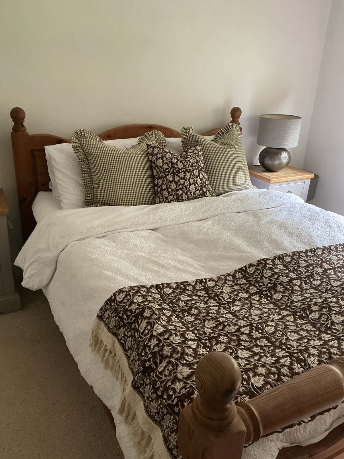 Alderwood Hand Block Printed Throw