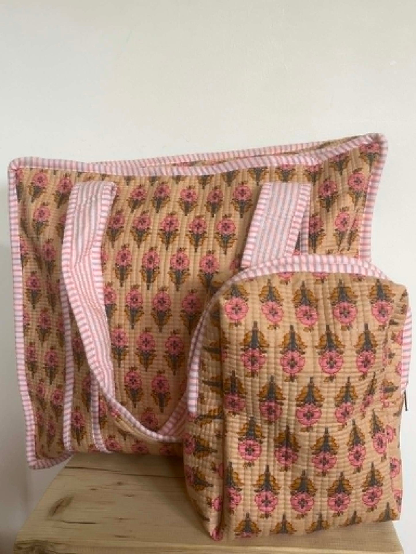 Rosebud Floral Tote Bag