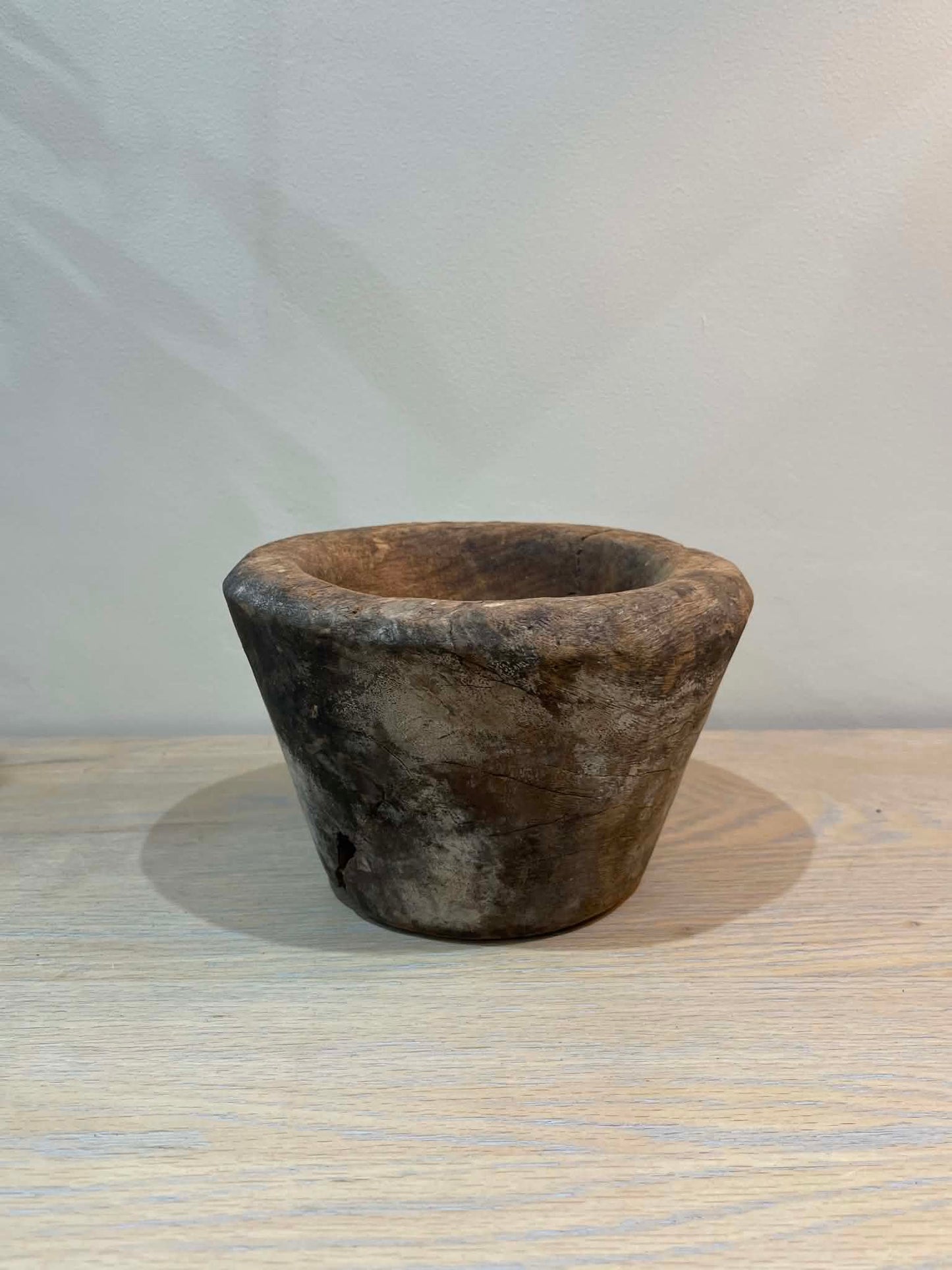 Salvaged Hand Carved Wooden Bowl (I)