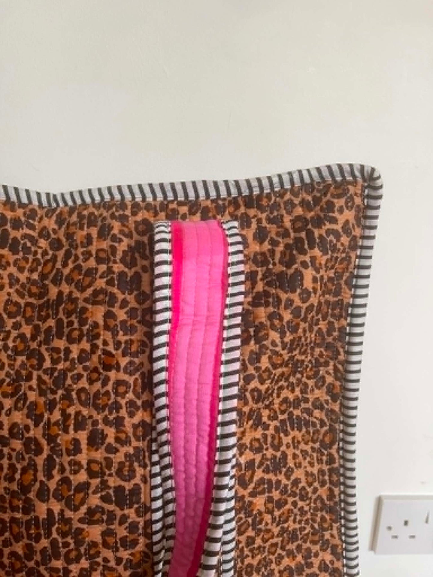 Leopard Screen Print Tote Bag