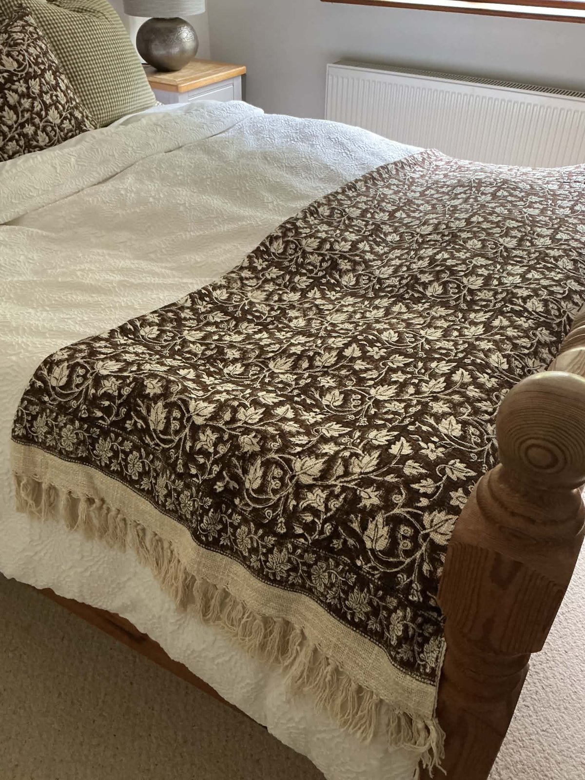 Alderwood Hand Block Printed Throw