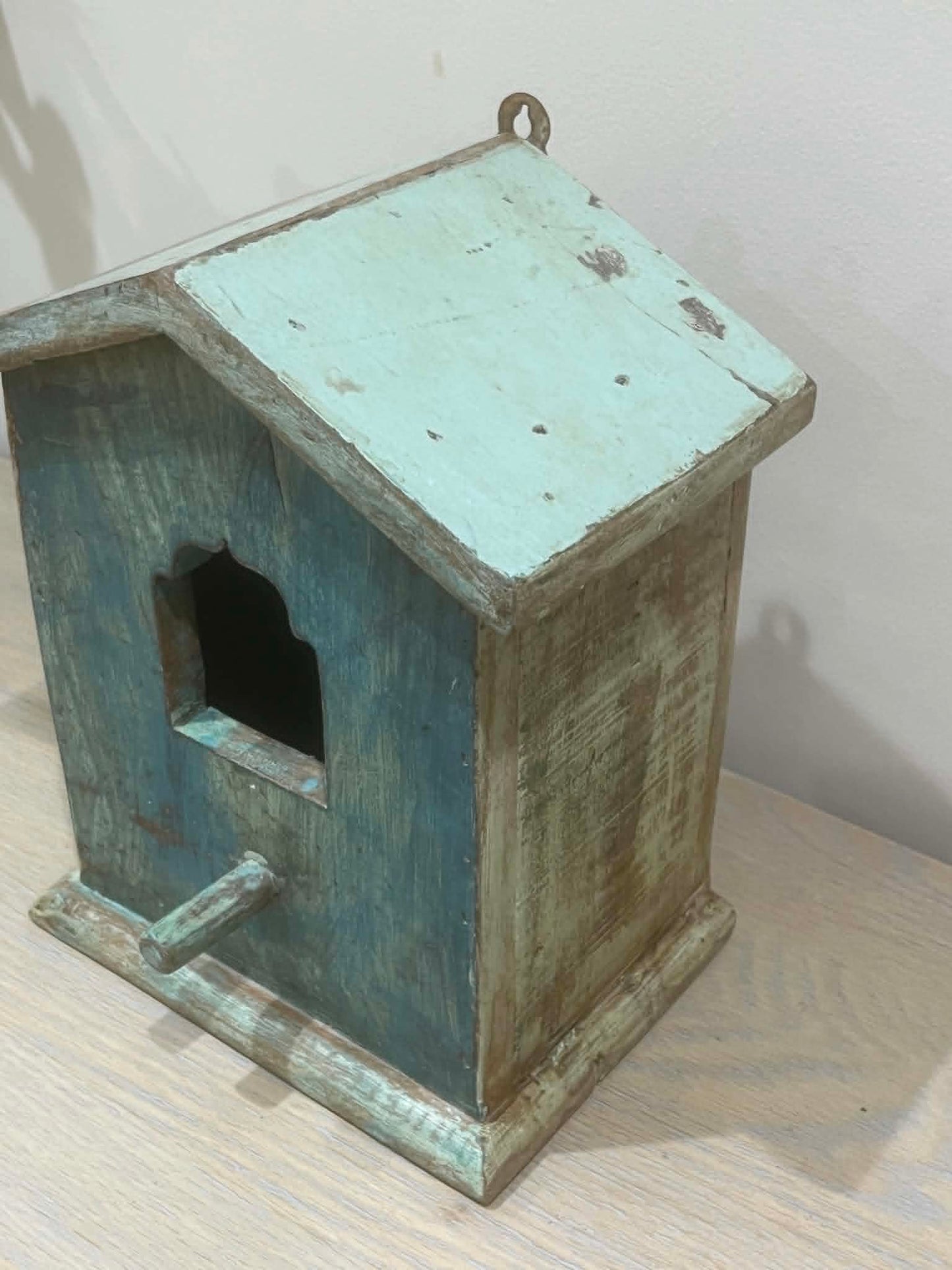 Rustic Handmade Wooden Bird House (E)