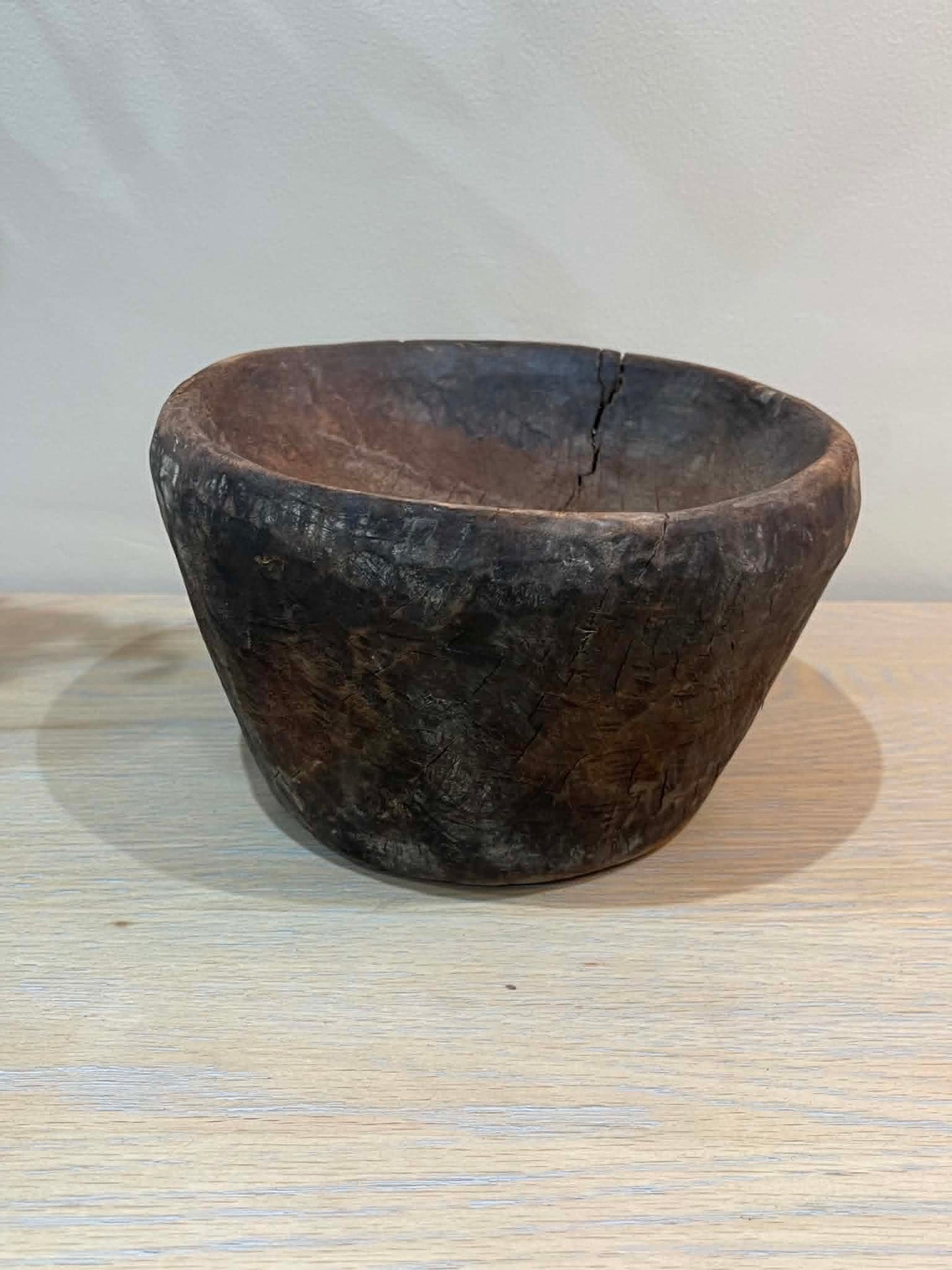 Salvaged Hand Carved Wooden Bowl (C1)
