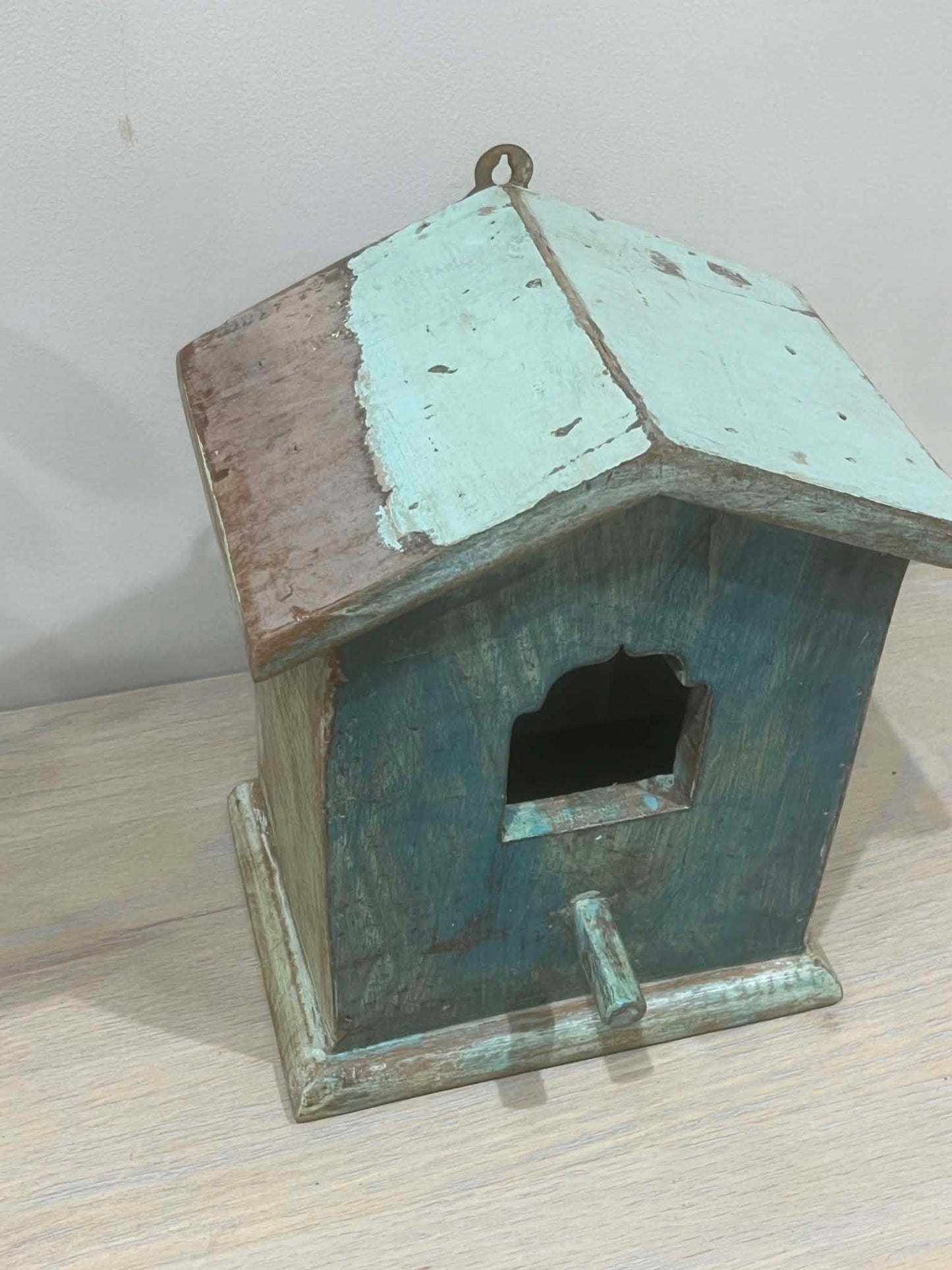Rustic Handmade Wooden Bird House (E)