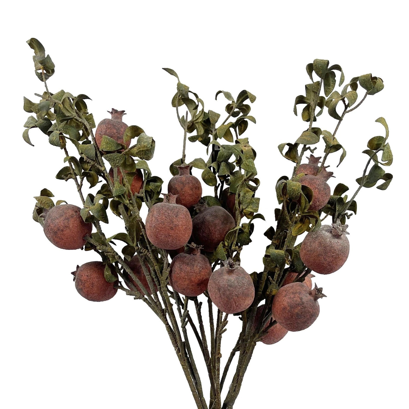 Faux Pomegranate Stem (Set of 4)