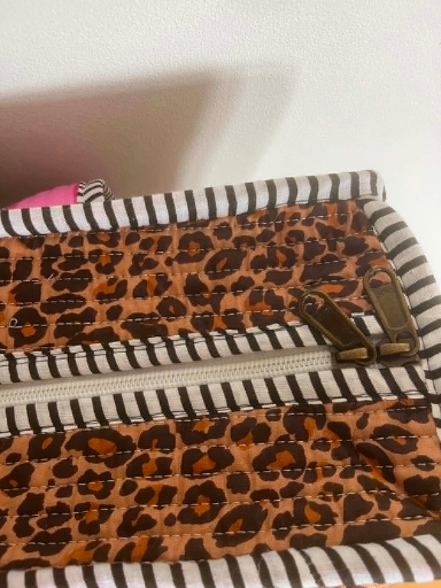 Leopard Screen Print Tote Bag