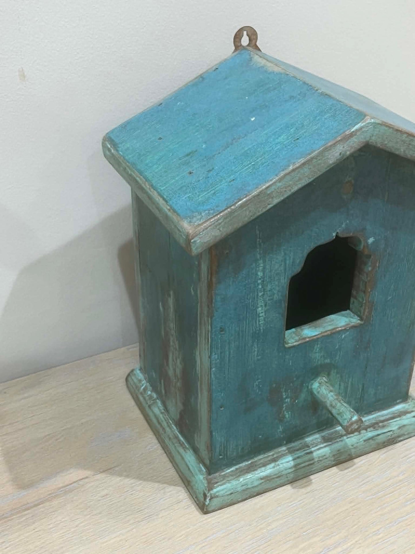 Rustic Handmade Wooden Bird House (A)