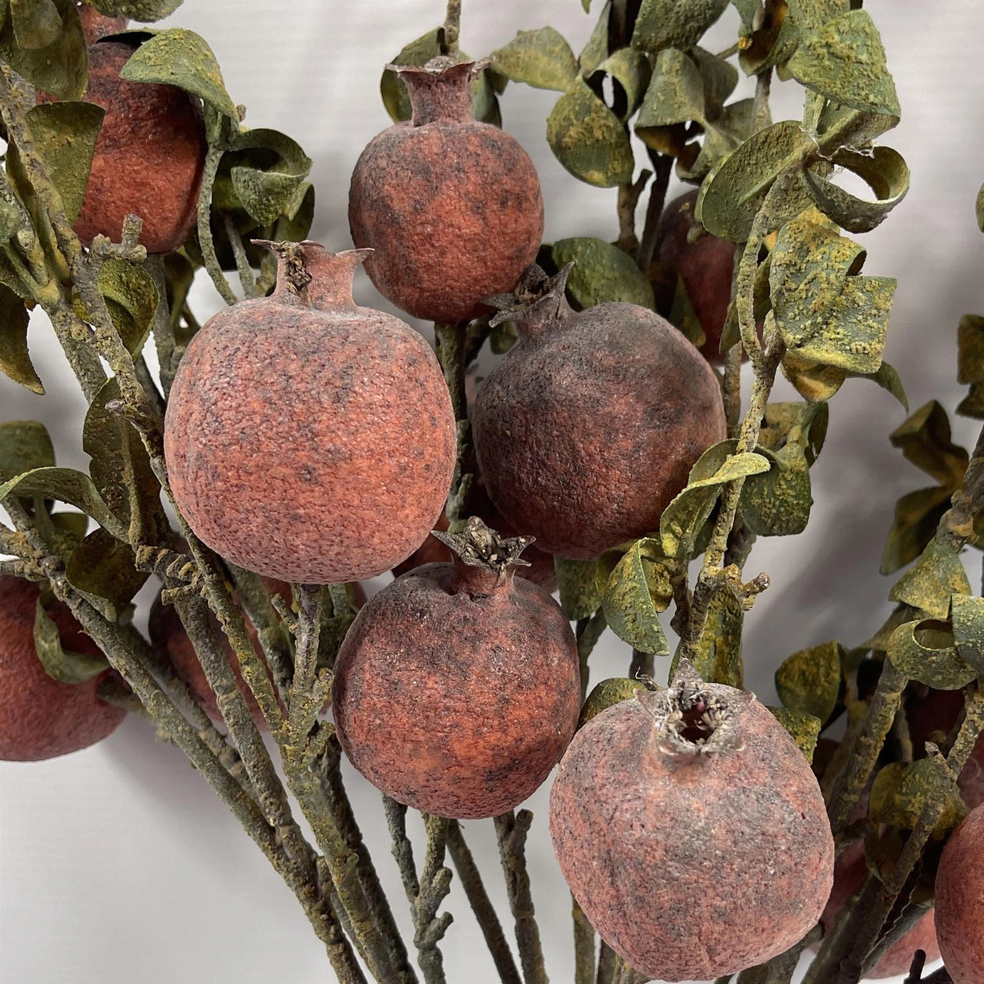 Faux Pomegranate Stem (Set of 4)